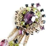 アンティーク　ブローチ 　ジュエル・タッセル