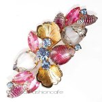 Ｊｕｌｉａｎａ　ブローチ ジュリアナ　ギブレ ガラス