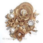 お花ブーケ ブローチ お花ブーケ ブローチ