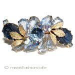 Ｊｕｌｉａｎａ　ブローチ ネイビーローズガラス