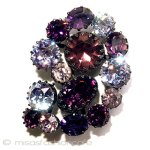 Austria オーストリア製 クリスタル ブローチ Austria オーストリア製 クリスタル ブローチ