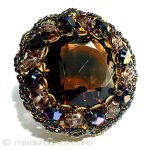 クリスタルガラス・ブローチ