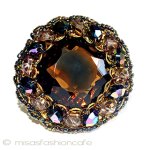 クリスタルガラス・ブローチ