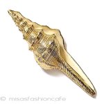 Trifari トリファリ 巻き貝のブローチ Trifari トリファリ 巻き貝のブローチ