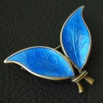 ノルウェイ製SterｌingSilver 銀製ブローチ