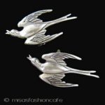 スターリング銀製ブローチ Coro 鳥2個セット スターリング銀製ブローチ Coro 鳥2個セット