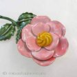 （画像用） Original By Robert ツバキの花　ブローチ