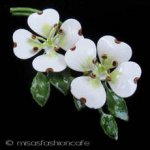 Original By Robert ハナミズキ ブローチ Original By Robert ハナミズキ ブローチ