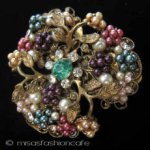 パールのお花ブローチ パールのお花ブローチ