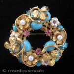 Coro リースブローチ