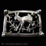 スターリングシルバー銀製 Coroバンビ鹿ブローチ