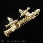 (可動式)鳥ブローチ (可動式)鳥ブローチ