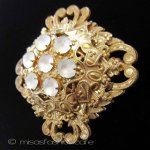 Miriam Haskell ミリアムハスケル ブローチ Miriam Haskell ミリアムハスケル ブローチ