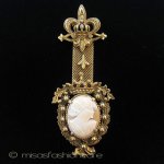 Florenza　フロレンザ シェルカメオ　ブローチ