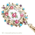 ＣＯＲＯ タッセルブローチ ヴィクトリアン・ローズ