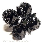 Austria オーストリア製 フレンチジェット ブローチ Austria オーストリア製 フレンチジェット ブローチ