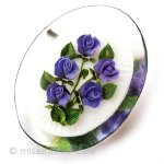 アンティーク　ブローチ ローズのお花　ブーケ