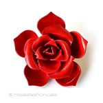 Original By Robert 赤い薔薇の花ブローチ Original By Robert 赤い薔薇の花ブローチ
