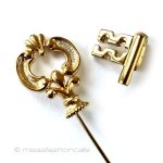 ビンテージジュエリー 鍵　キーブローチ