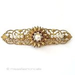 ミリアムハスケル刻印 お花・バロックパール