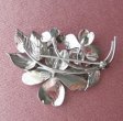 （画像用） Sterling銀製ブローチ HSBハナミズキのお花ブーケ