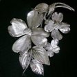 （画像用） Sterling銀製ブローチ HSBハナミズキのお花ブーケ