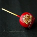 Coro りんご飴　ブローチ