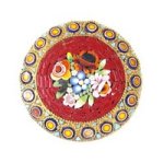 伊製 モザイク ブローチ