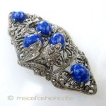 ガラス銀葉 ブローチ ガラス銀葉 ブローチ