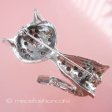 （画像用） クリスタル猫ねこブローチ
