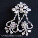 Austria オーストリア製 お花リボン・ブローチ Austria オーストリア製 お花リボン・ブローチ