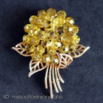 Trifari　 トリファリ アジサイの花ブローチ