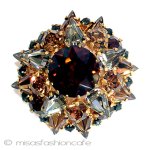 Ａｕｓｔｒｉａ　オーストリア クリスタル　星ブローチ