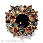 Ａｕｓｔｒｉａ　オーストリア クリスタル　星ブローチ