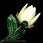 ＳＡＮＤＯＲ　花ブローチ エナメル・チューリップ