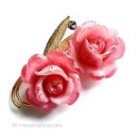 ヴィンテージジュエリー ドイツ製ローズの花 ヴィンテージジュエリー ドイツ製ローズの花