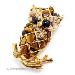 SWOBODA スワボダ 天然石オパール梟の鳥 SWOBODA スワボダ 天然石オパール梟の鳥