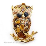 SWOBODA スワボダ 天然石オパール梟の鳥 SWOBODA スワボダ 天然石オパール梟の鳥