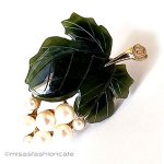 SWOBODA　スワボダ 真珠と翡翠の葡萄