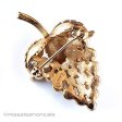 （画像用） Trifari　トリファリ パール金葡萄ブローチ