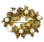 Miriam Haskell ミリアムハスケル ブローチ