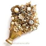 ミリアムハスケル　 Haskell　ブローチ