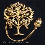 どんぐり&木 ブローチ どんぐり&木 ブローチ