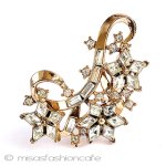 Trifari　 トリファリ 流れ星　 ブローチ