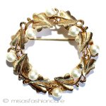 Trifari トリファリ アイビーの葉リース Trifari トリファリ アイビーの葉リース