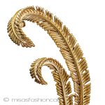 Trifari トリファリ 金の羽 ブローチ Trifari トリファリ 金の羽 ブローチ