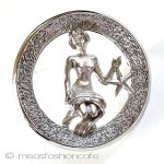 Trifari トリファリ 銀星・乙女座ブローチ Trifari トリファリ 銀星・乙女座ブローチ