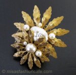 Miriam Haskell ミリアムハスケル ブローチ