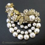 Miriam Haskell ミリアムハスケル ブローチ