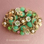 Coro コロ お花畑ブローチ